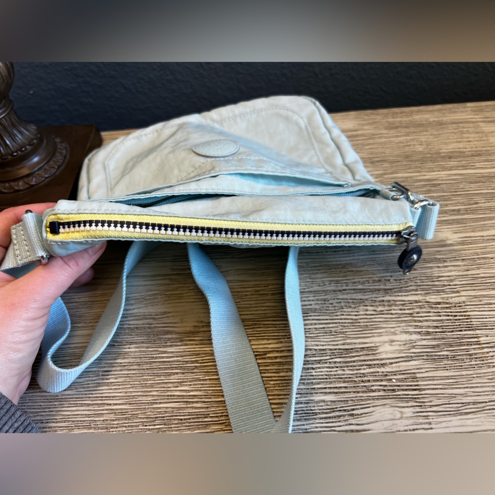 Kipling Sebastian Sky Blue Crossbody Bag - Picture 11 of 12